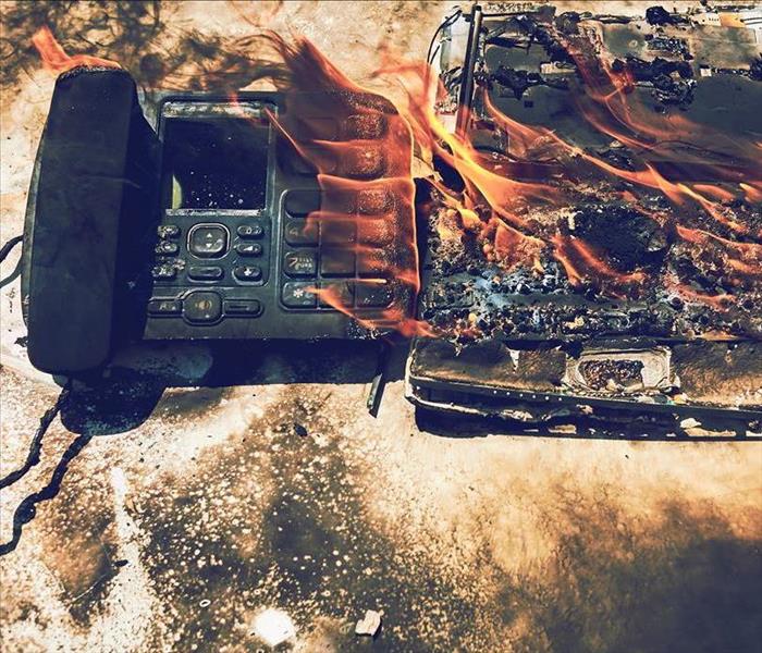 Burned Phone